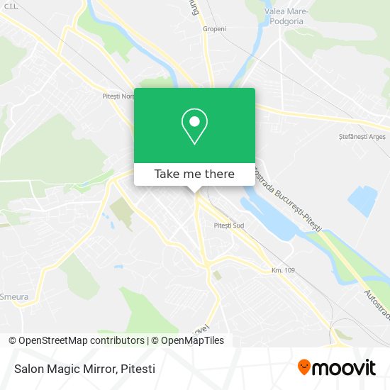 Salon Magic Mirror map
