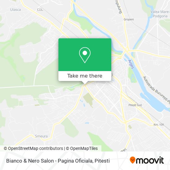 Bianco & Nero Salon - Pagina Oficiala map