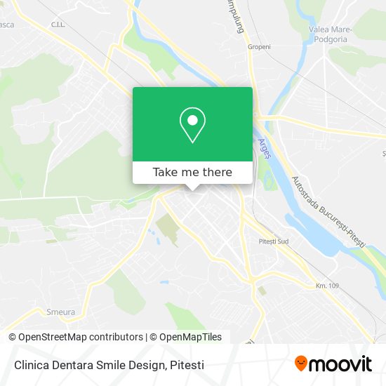 Clinica Dentara Smile Design map