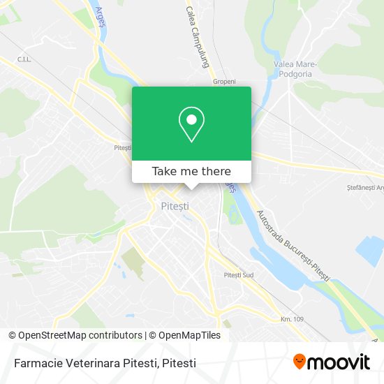 Farmacie Veterinara Pitesti map