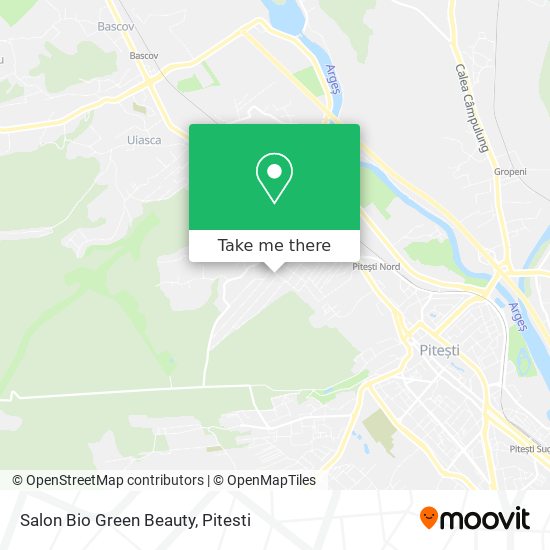 Salon Bio Green Beauty map