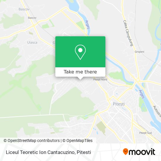 Liceul Teoretic Ion Cantacuzino map