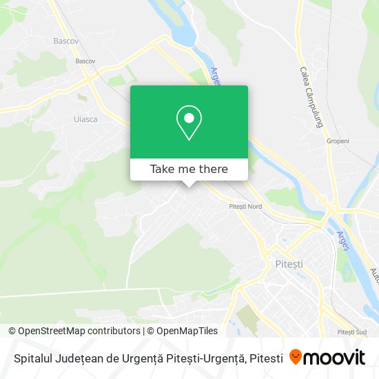 Spitalul Județean de Urgență Pitești-Urgență map