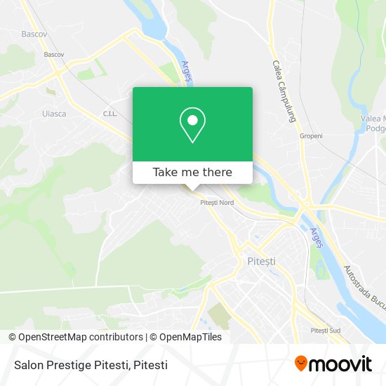 Salon Prestige Pitesti map