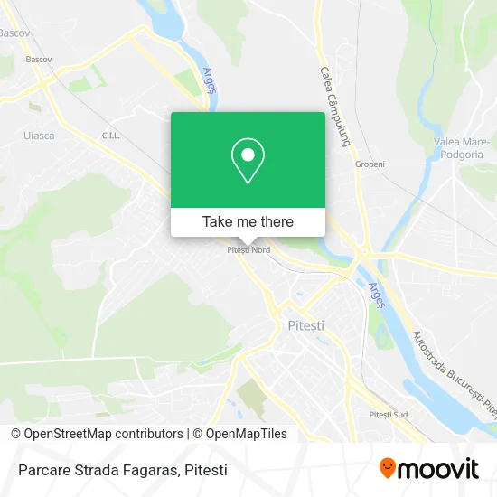 Parcare Strada Fagaras map