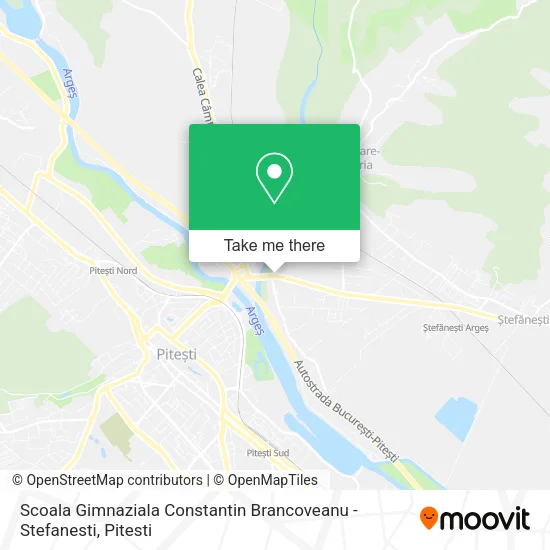 Scoala Gimnaziala Constantin Brancoveanu - Stefanesti map