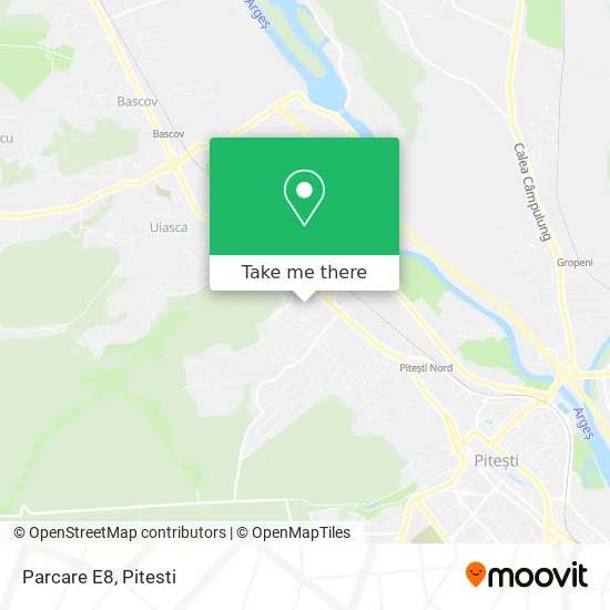 Parcare E8 map