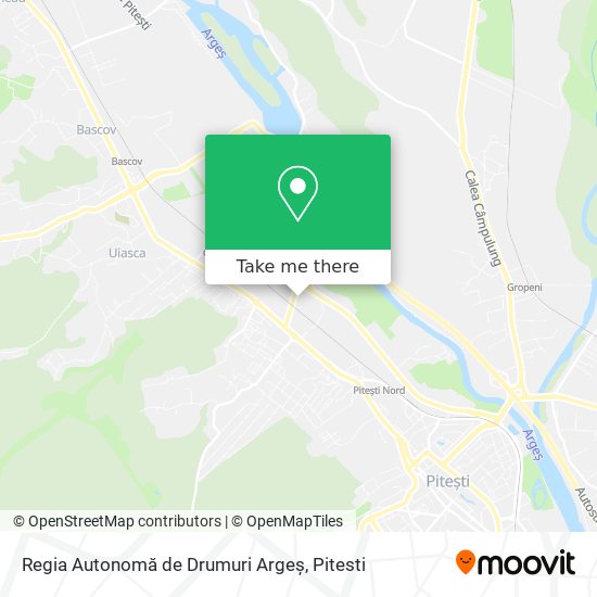 Regia Autonomă de Drumuri Argeș map