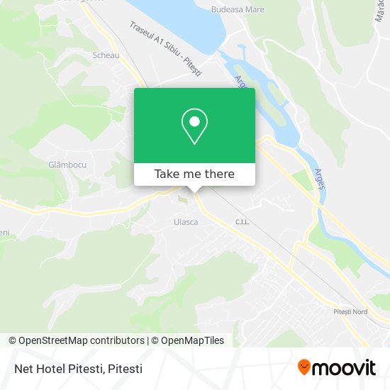 Net Hotel Pitesti map