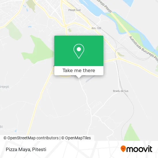 Pizza Maya map