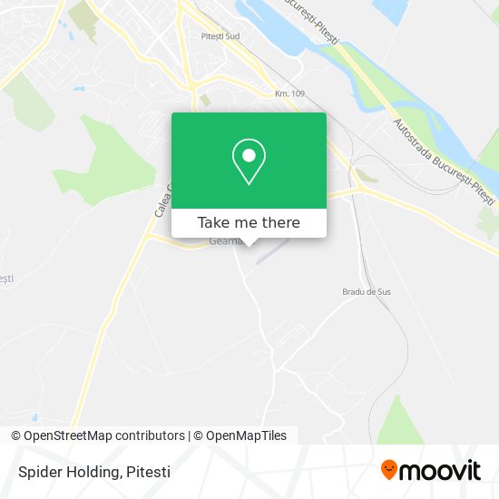 Spider Holding map