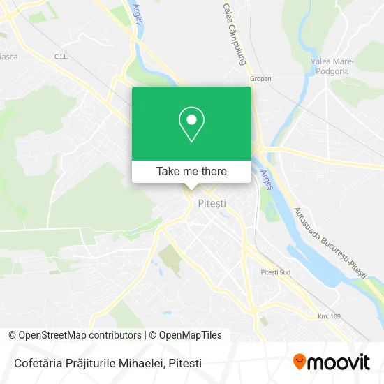 Cofetăria Prăjiturile Mihaelei map