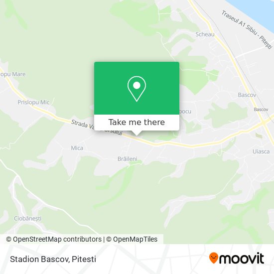 Stadion Bascov map