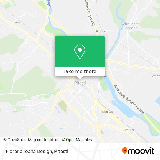 Floraria Ioana Design map