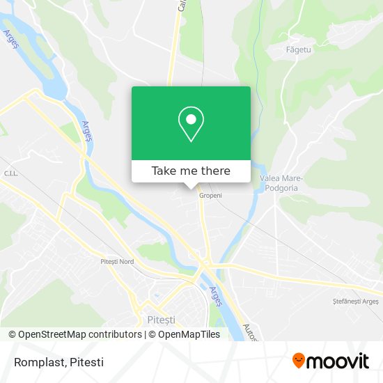 Romplast map