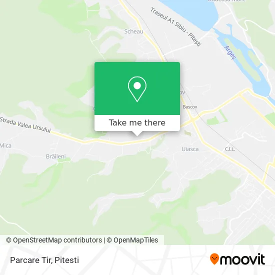 Parcare Tir map