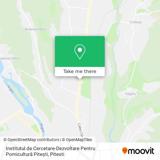 Institutul de Cercetare-Dezvoltare Pentru Pomicultură Pitești map