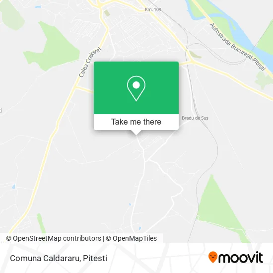 Comuna Caldararu map