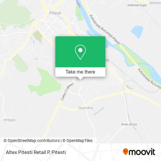 Altex Pitesti Retail P map