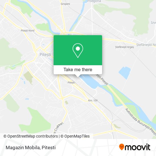 Magazin Mobila map