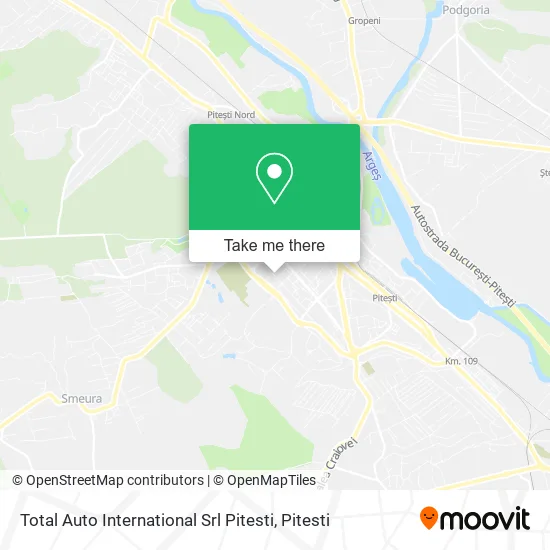 Total Auto International Srl Pitesti map