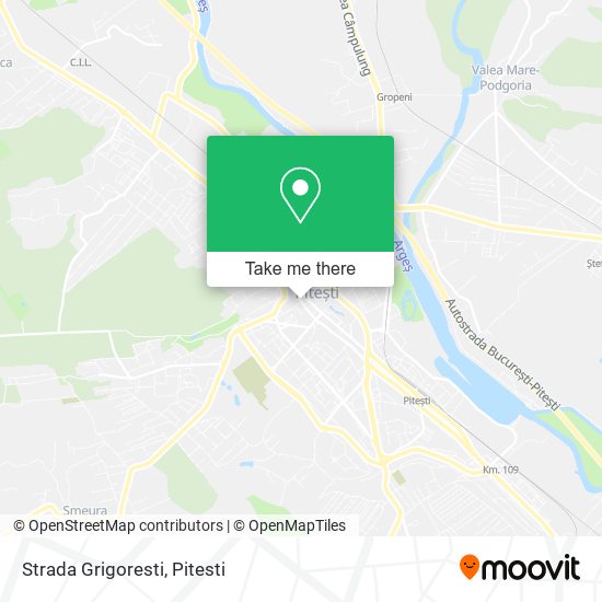 Strada Grigoresti map