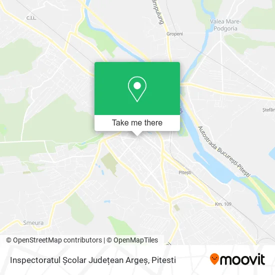 Inspectoratul Școlar Județean Argeș map