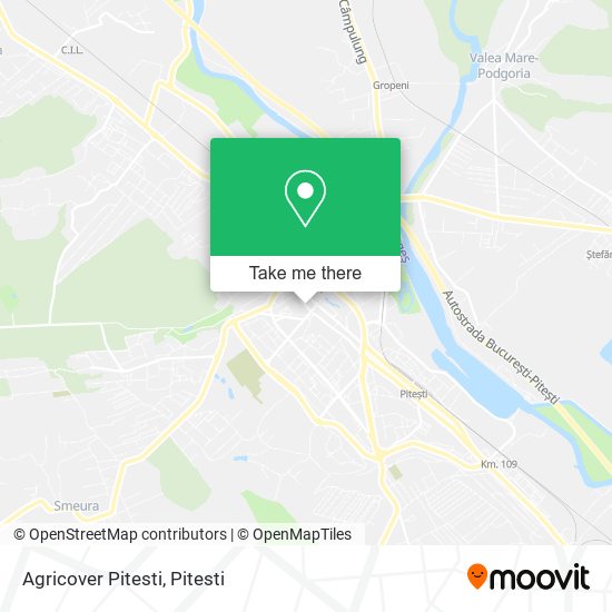 Agricover Pitesti map