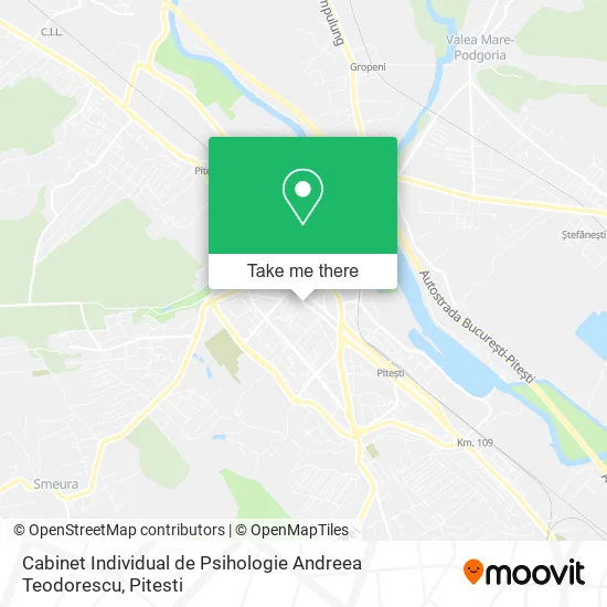 Cabinet Individual de Psihologie Andreea Teodorescu map