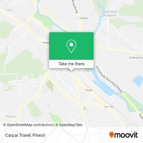 Carpai Travel map