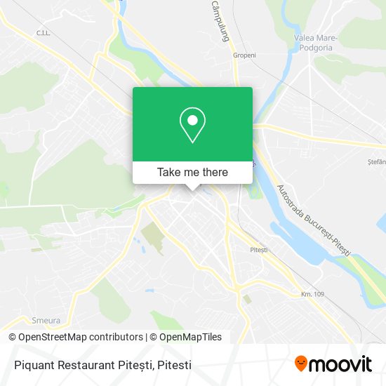 Piquant Restaurant Pitești map
