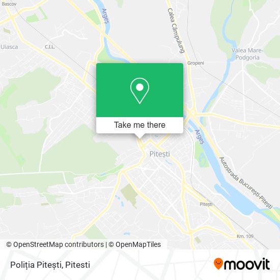 Poliția Pitești map