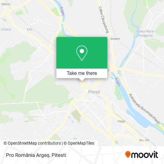 Pro România Argeș map
