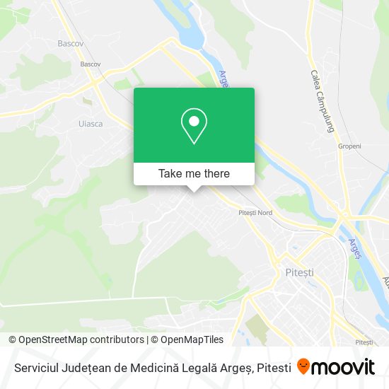 Serviciul Județean de Medicină Legală Argeș map