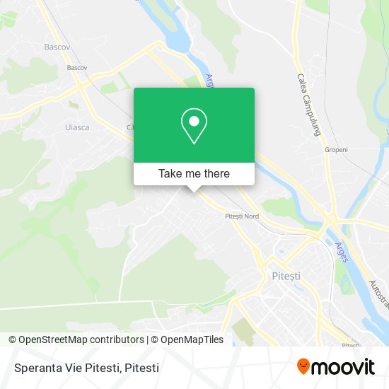 Speranta Vie Pitesti map