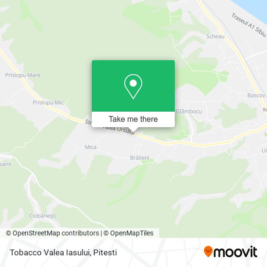 Tobacco Valea Iasului map