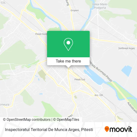 Inspectoratul Teritorial De Munca Arges map