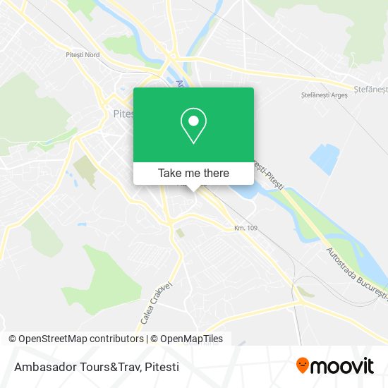 Ambasador Tours&Trav map