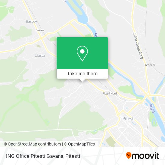 ING Office Pitesti Gavana map