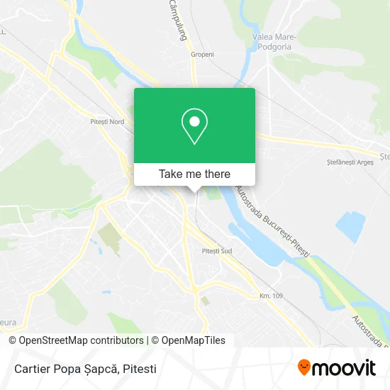Cartier Popa Șapcă map