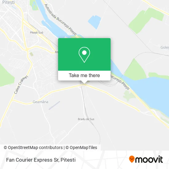 Fan Courier Express Sr map