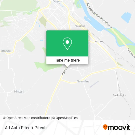 Ad Auto Pitesti map
