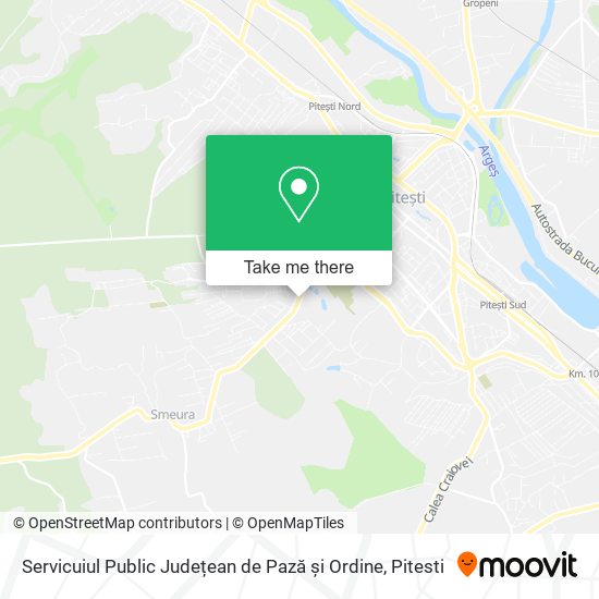 Servicuiul Public Județean de Pază și Ordine map