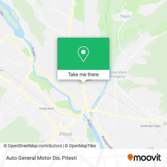 Auto General Motor Dis map
