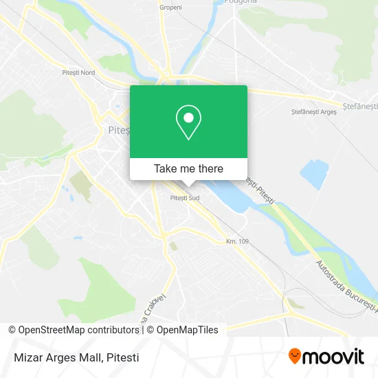 Mizar Arges Mall map