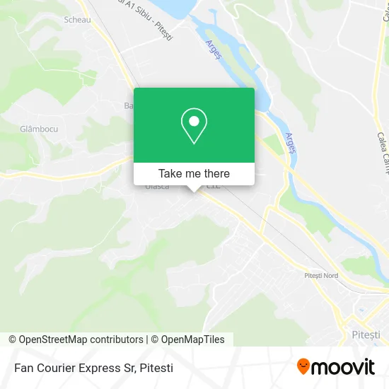 Fan Courier Express Sr map