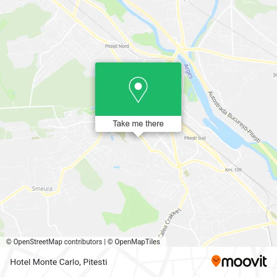 Hotel Monte Carlo map