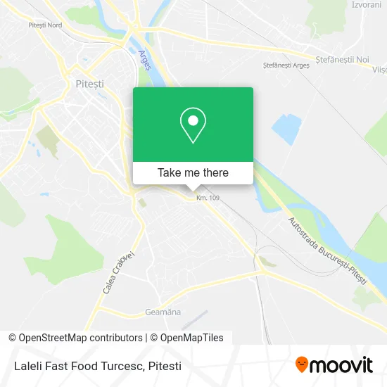 Laleli Fast Food Turcesc map