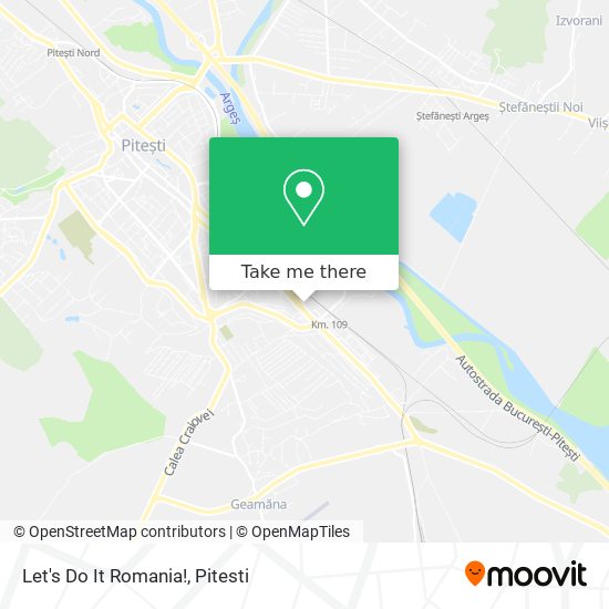 Let's Do It Romania! map