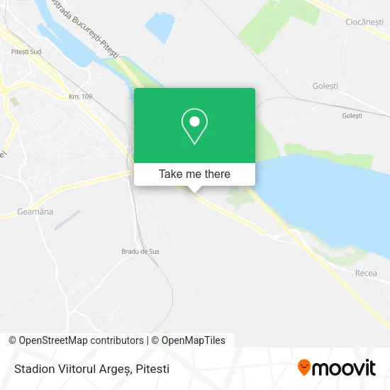 Stadion Viitorul Argeș map